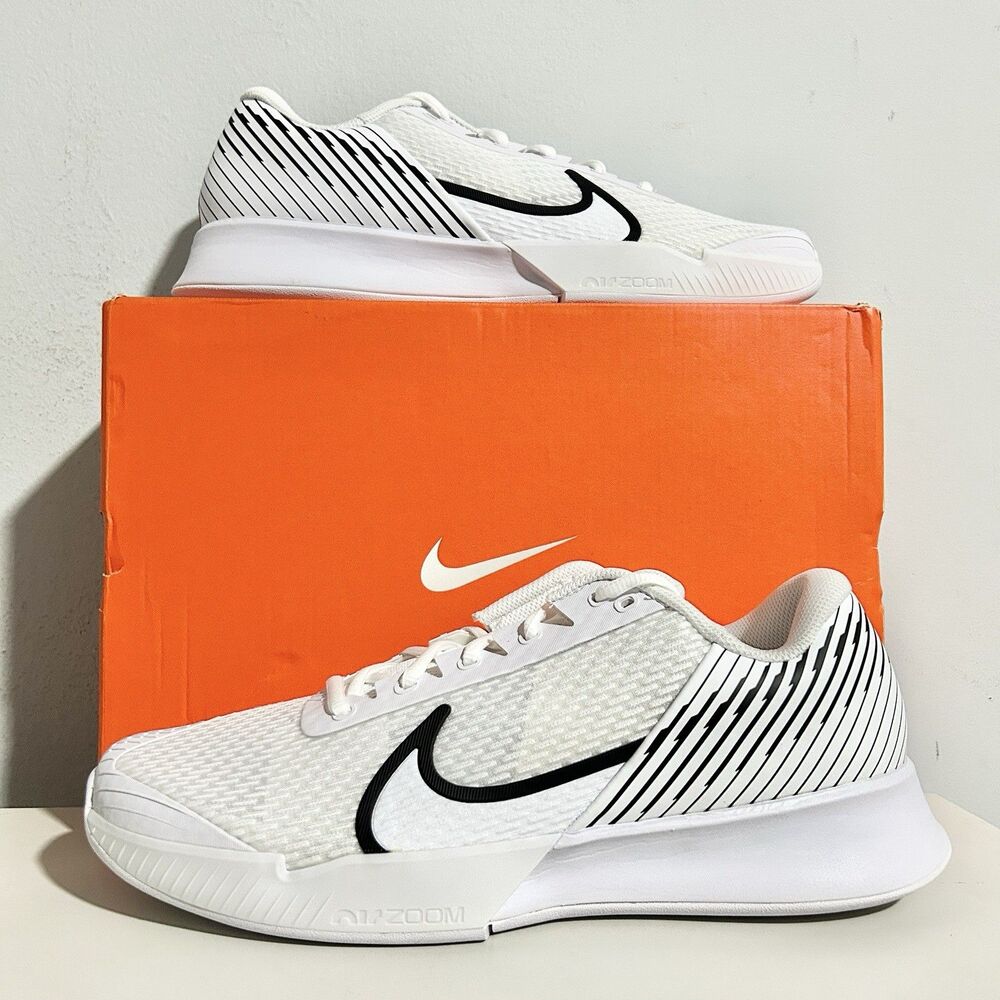 Nike Court Zoom Vapor Pro 2 CPT Carpet “White Black” Men’s Size 11 Tennis Shoes